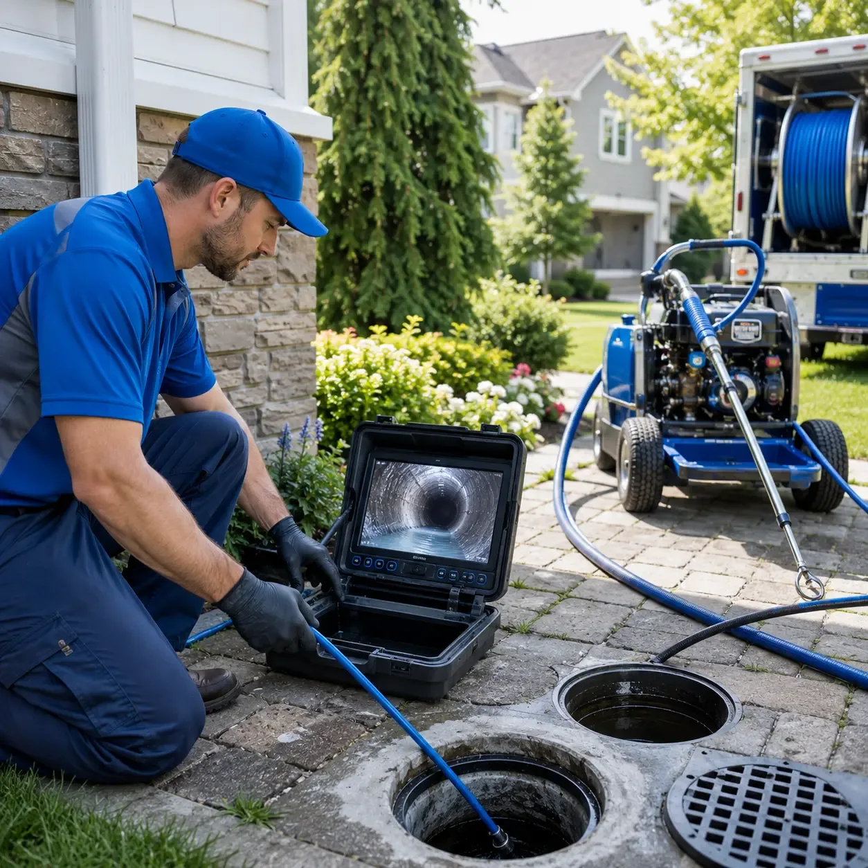 Outdoor drain cleaning professionals serving Plainview, TX